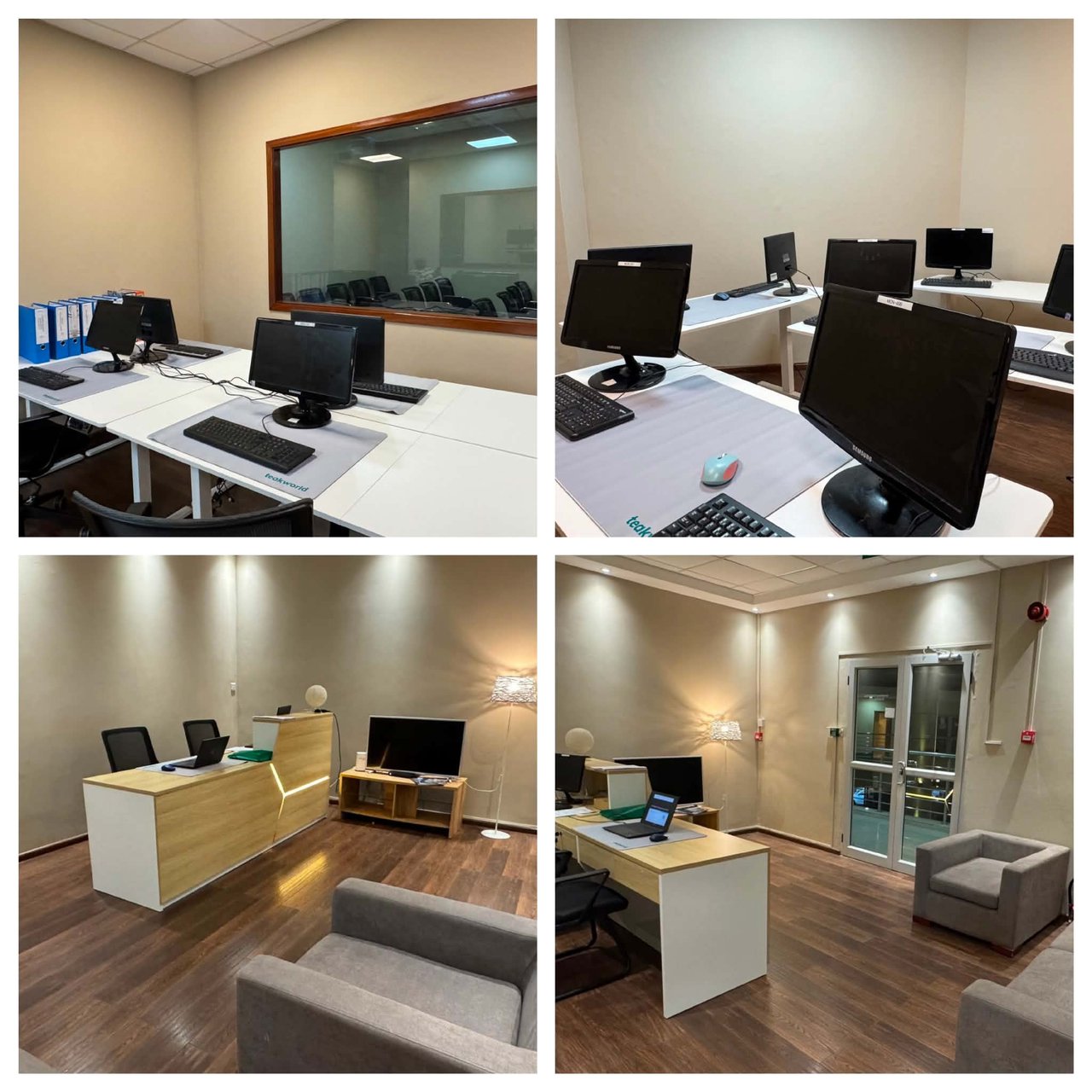 Office Area and Learning Spaces